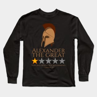 Macedonian History - Alexander The Great - Persia Meme Long Sleeve T-Shirt